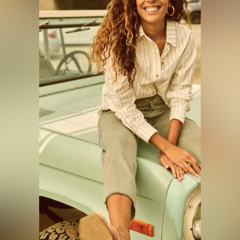 Faherty Malibu Cotton Poplin Shirt